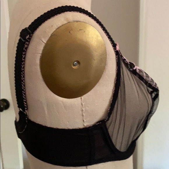 Black and Pink Freya Mesh Bra (Never Worn) - Picture 3 of 6